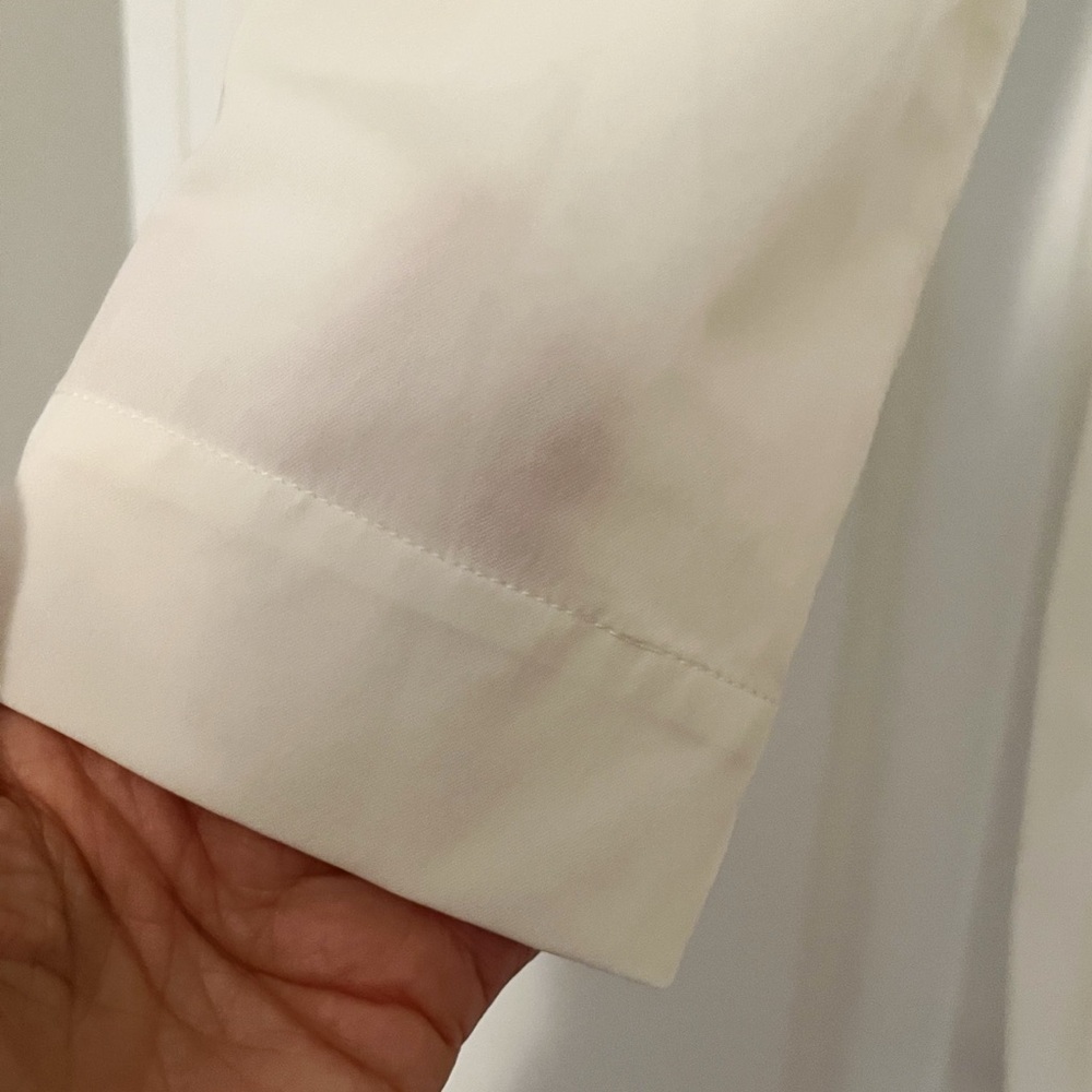 Aday Something Cool Button Down Top - Ivory/Crean - image 3